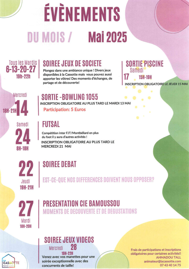 programme animation ahmadou mai2025
